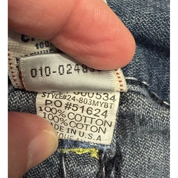 True‎ Religion Y2K Denim Jeans 36 Multicolor Billie Rope Stitch Straight Leg